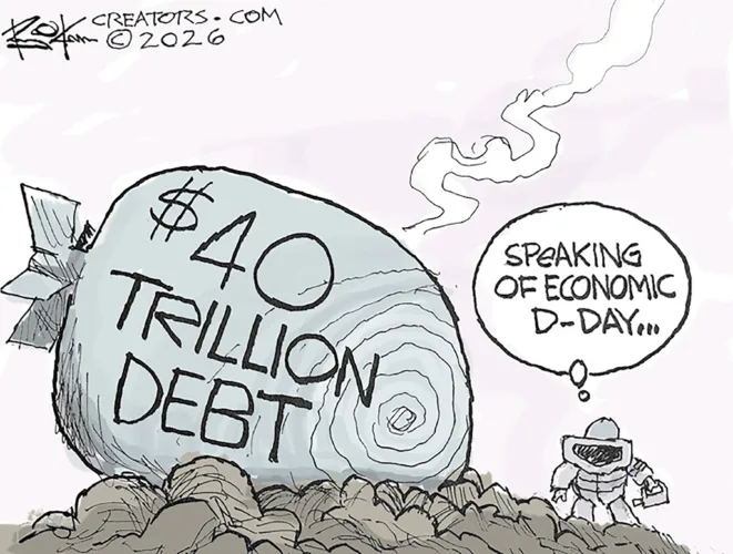 Editorial cartoon for Aug. 26, 2026